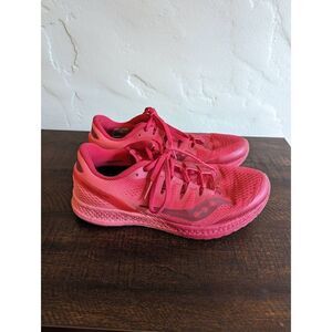 Saucony Freedom ISO Everun Pink Women's Running Shoes - Size 10